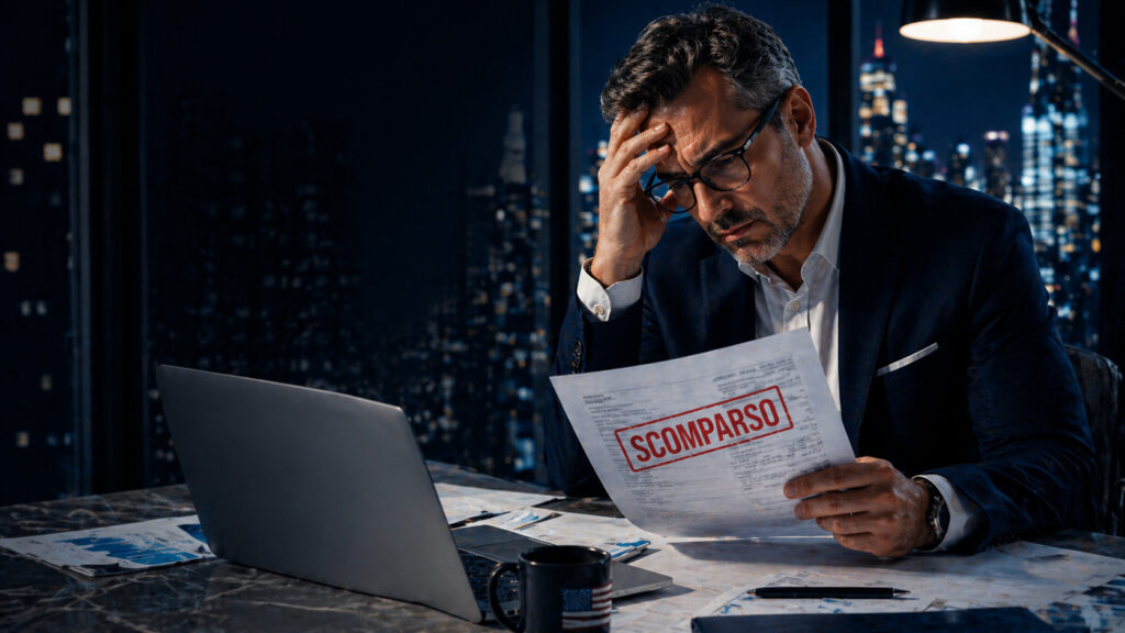Commercialista scomparso