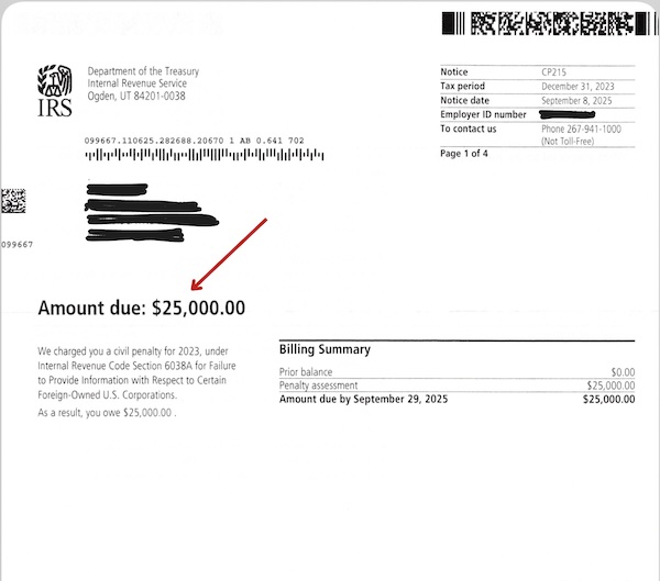 Penalty IRS